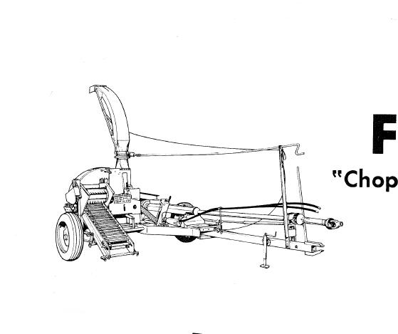 GEHL FH188 “CHOP-KING” HARVESTER MAIN UNIT PARTS CATALOGUE MANUAL - PDF FILE