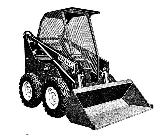 GEHL HL2500A Skid Loader Parts Catalogue Manual PDF Download