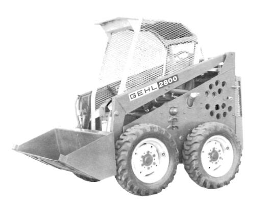 GEHL HL2800 SKID STEER LOADER PARTS CATALOGUE MANUAL - PDF FILE