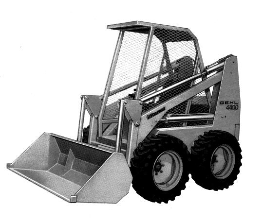 GEHL HL4400 SKID STEER LOADER PARTS CATALOGUE MANUAL - PDF FILE