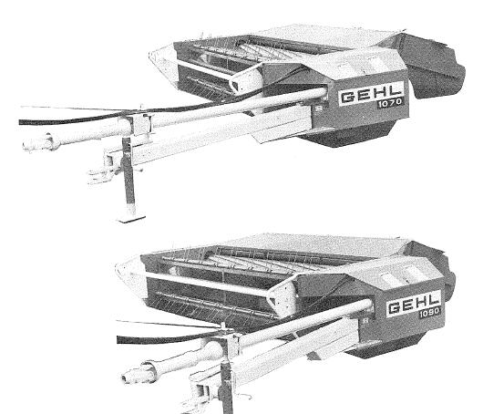 GEHL MC1070, MC1090 MOWER CONDITIONER PARTS CATALOGUE MANUAL - PDF FILE