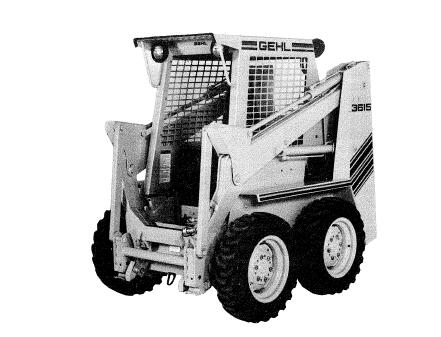 GEHL SL3515, SL3615 SKID LOADER PARTS CATALOGUE MANUAL - PDF FILE