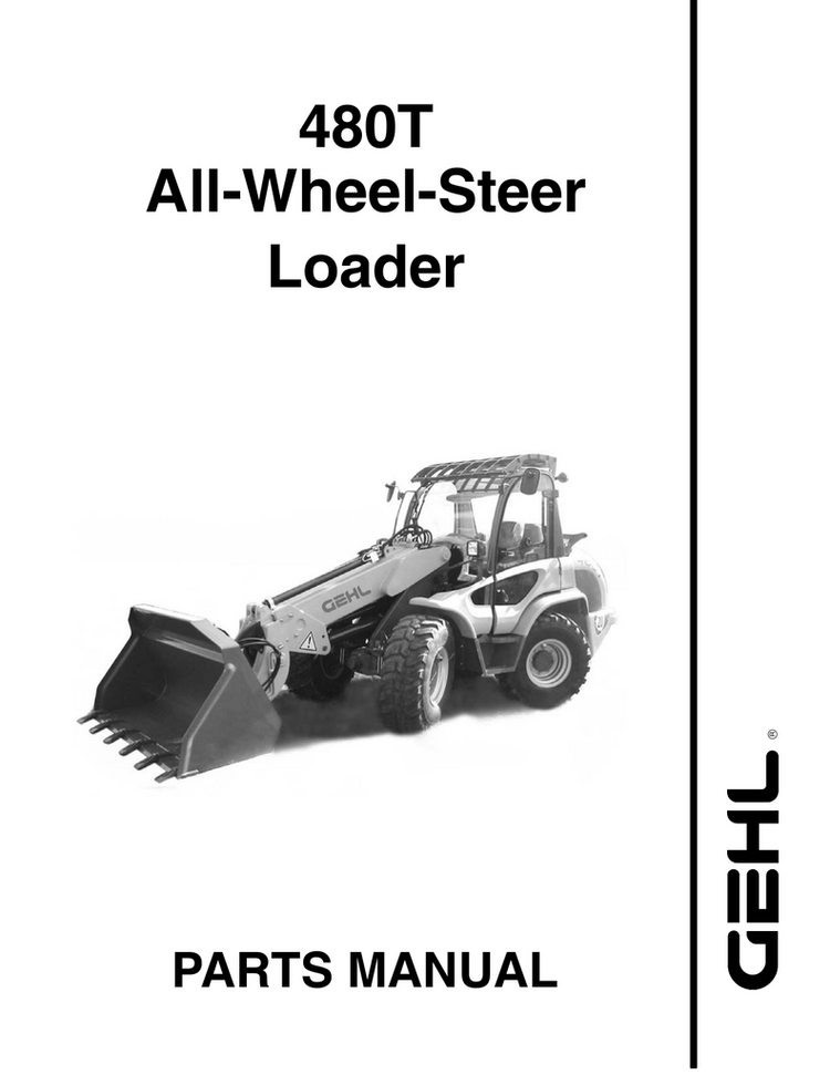480 Gehl Wheel Steer Loader Parts Manual PDF Download – Beginning SN 342010001