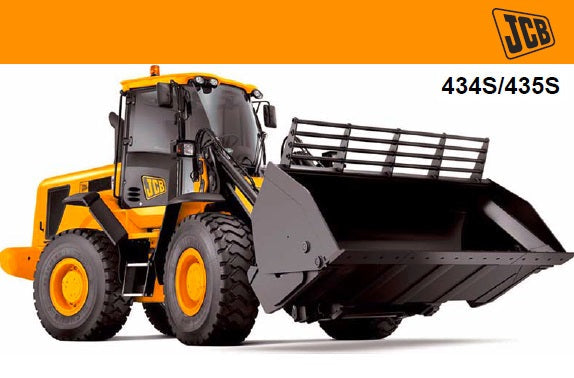 JCB 434S & 435S Wheeled Loading Shovel Service Repair Manual