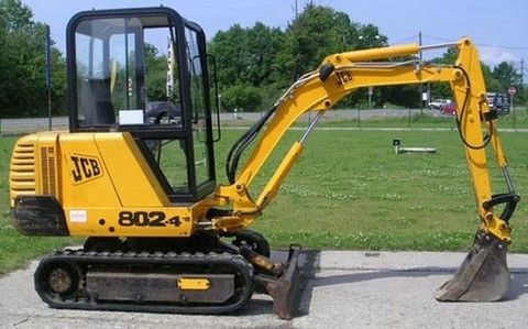 JCB 802, 802.4, 802 Super Mini Excavator Service Repair Manual