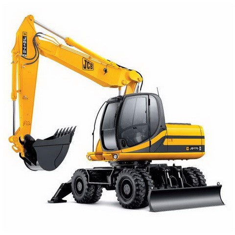 JCB Auto Tier III JS130W, JS145W, JS160W & JS175W Wheeled Excavator Service Manual