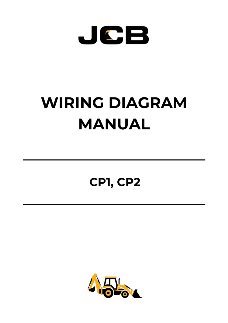 JCB CP1 & CP2 Wiring Diagram Manual 9811-4600 PDF Download