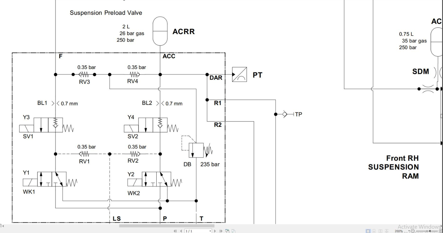 JCB Fastrac 8310-3 T4i Tractor (2011-2016) Electrical & Hydraulic Diagram Manual PDF