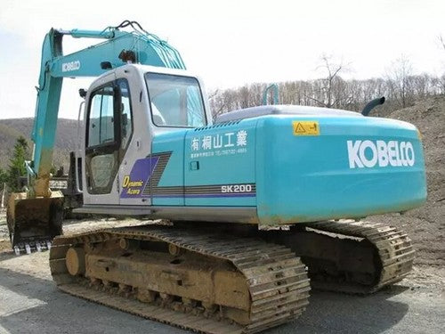 Kobelco SK200SR & SK200SRLC Excavator Shop Service Repair Manual (PDF Download)