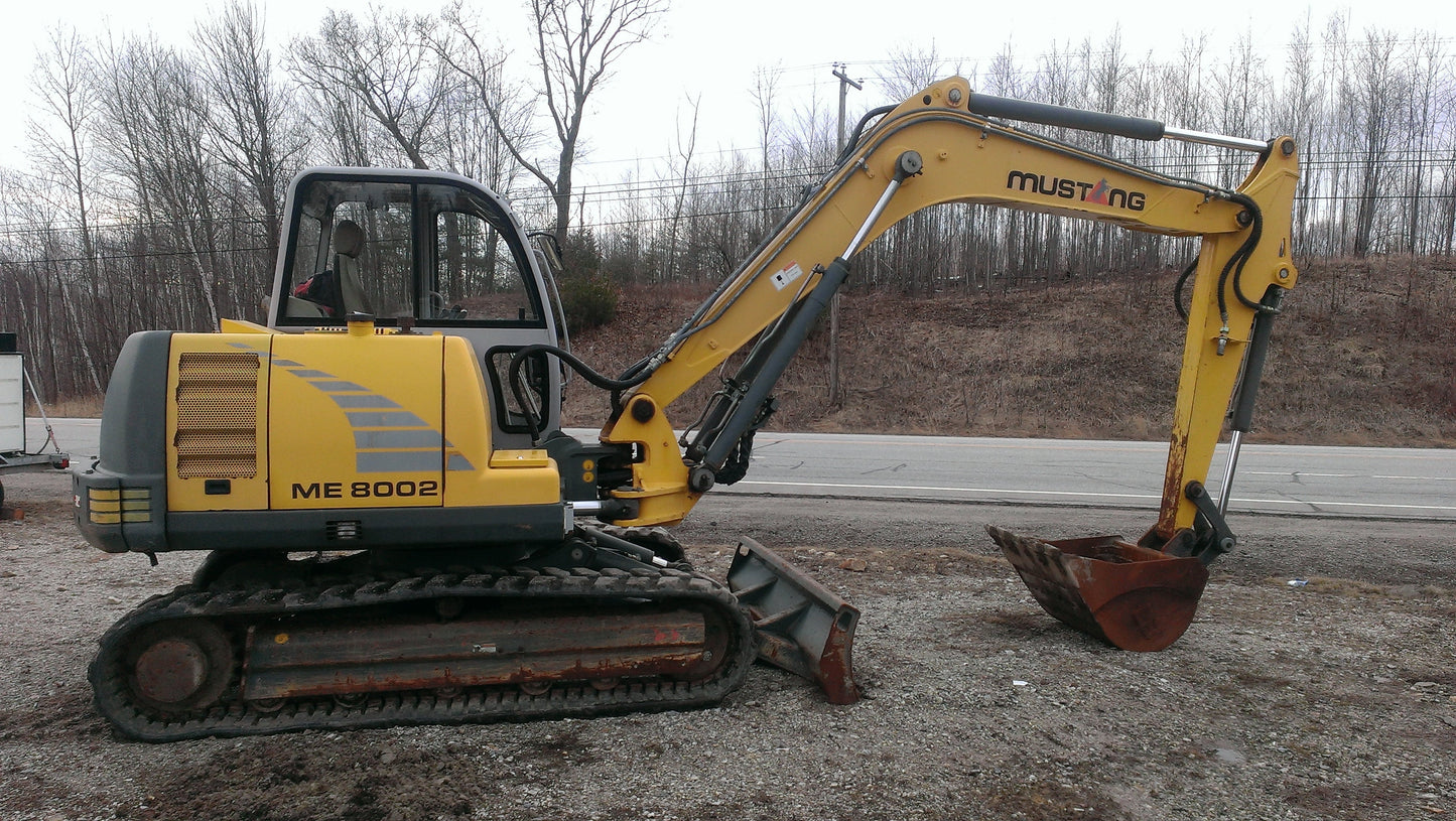 ME8002 Mustang Compact Excavator Service Repair Manual 918173 PDF Download