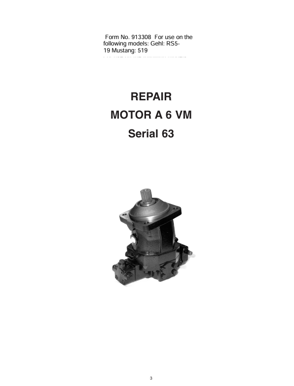 Mustang 519 (913308) Repair Manual PDF – Complete Service & Maintenance Guide