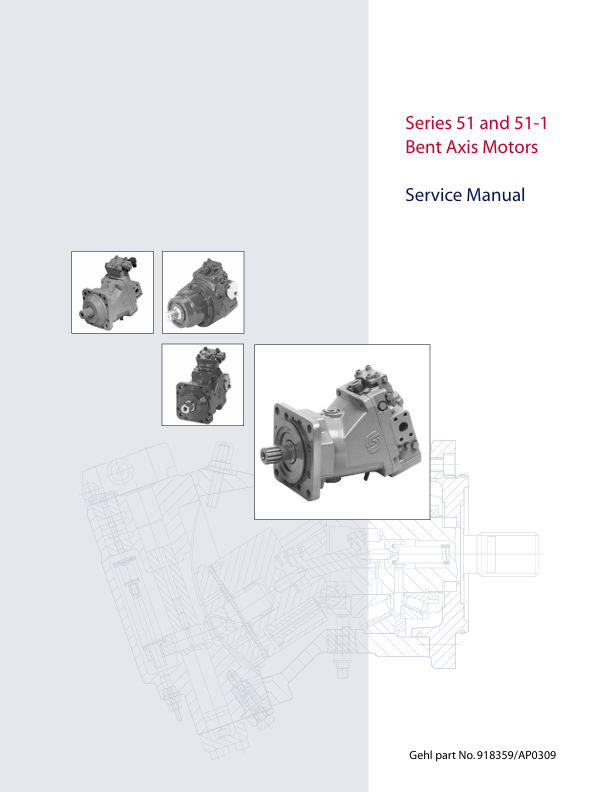Mustang Series 51 & 51-1 Bent Axis Motors (918359) Service Manual PDF