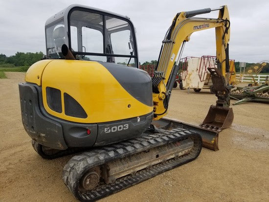 Mustang 6003 Compact Excavator Parts Catalog Manual 918080 PDF Download