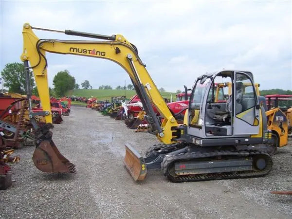 Mustang ME8002 Compact Excavators Parts Catalog Manual (SN AB00474 and Up) 918053 PDF Download
