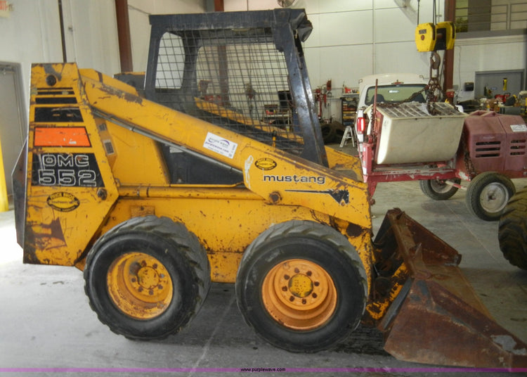 Mustang Skid Steer Loader 552 Parts Catalog Manual (000-49854B) PDF Download