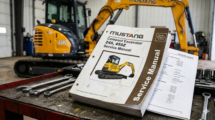 Mustang Compact Excavator Z45 & 450Z Service Manual 50940111A 10.2012