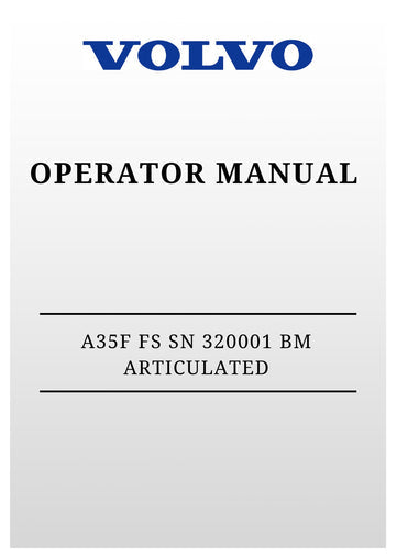VOLVO L350H WHEEL LOADER PARTS CATALOG