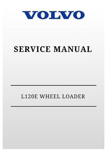 VOLVO L120E WHEEL LOADER SERVICE