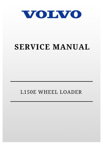 VOLVO L150E WHEEL LOADER SERVICE