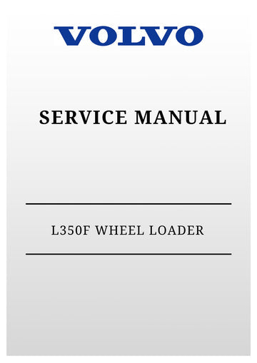VOLVO L350F WHEEL LOADER SERVICE