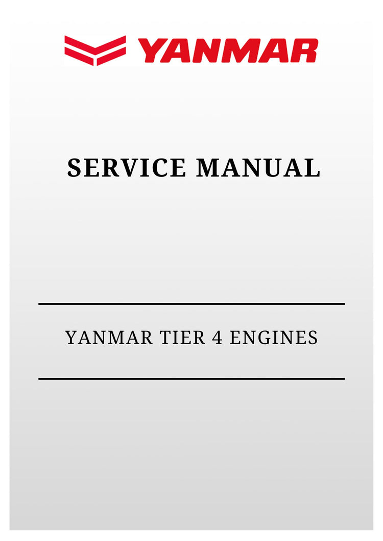 GEHL YANMAR TIER 4 ENGINES SERVICE MANUAL 50950137B