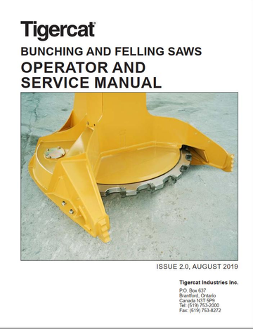Tigercat Bunching and Felling Saw Operator & Service