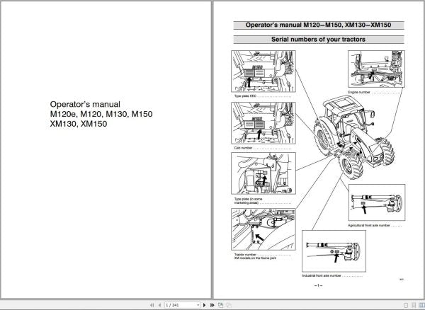 VALTRA Tractor M120E to XM150 Operator’s Manual 39831212 – Complete Service & Operating Guide