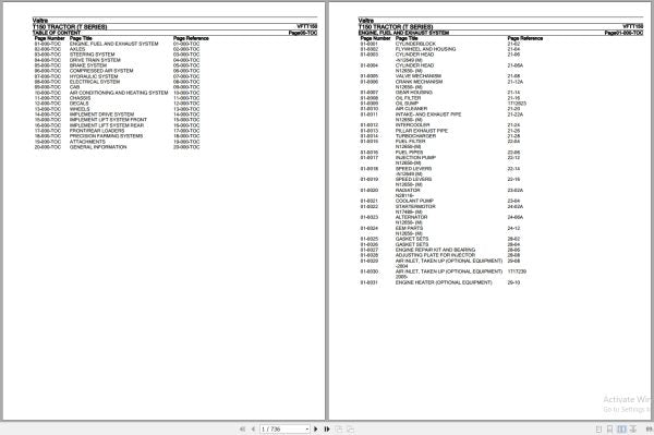 VALTRA TRACTOR T SERIES T150 PARTS CATALOG MANUAL VFTT150 – Complete Parts Guide