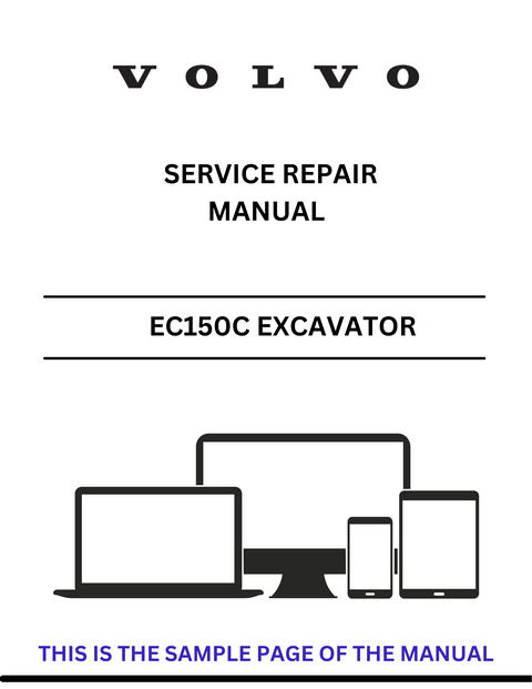 VOLVO EC150C EXCAVATOR (EXC) SERVICE REPAIR
