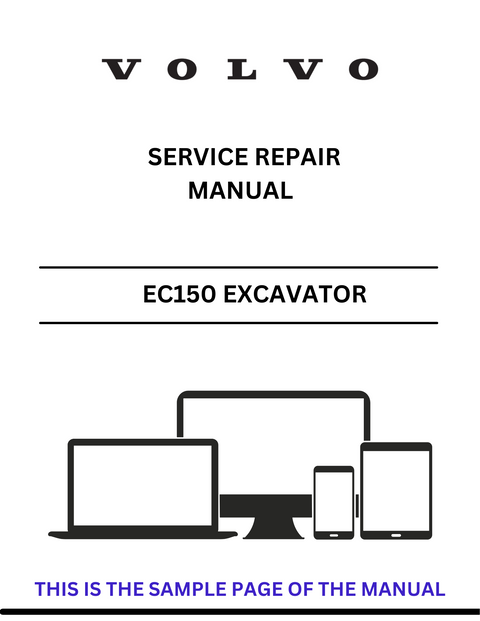 VOLVO EC150 EXCAVATOR (EXC) SERVICE REPAIR