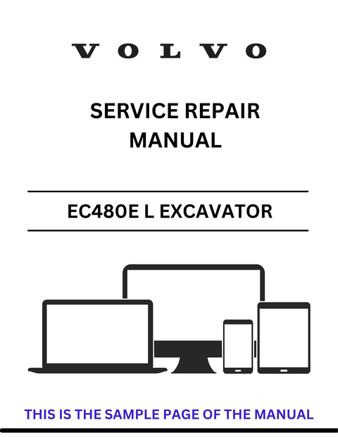 VOLVO EC480E L EXCAVATOR (EXC) SERVICE REPAIR