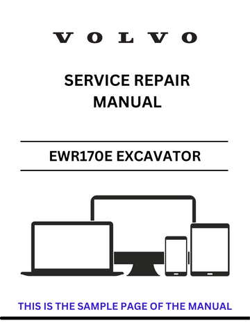 VOLVO EWR170E EXCAVATOR (EXC) SERVICE