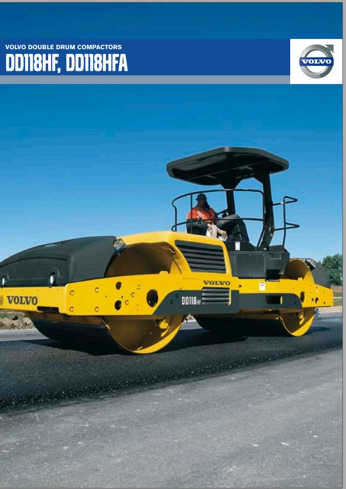 Volvo Drum Compactor DD118HFA Service Repair Manual PDF