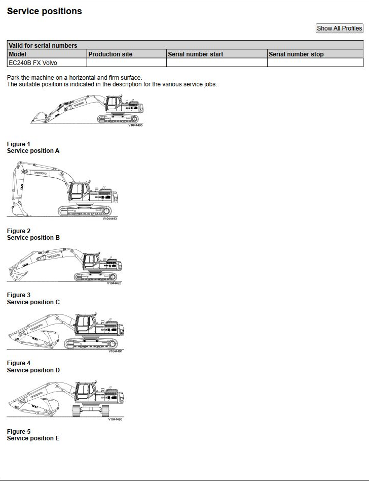 Volvo Excavator EC240B FX Service Repair Manual PDF