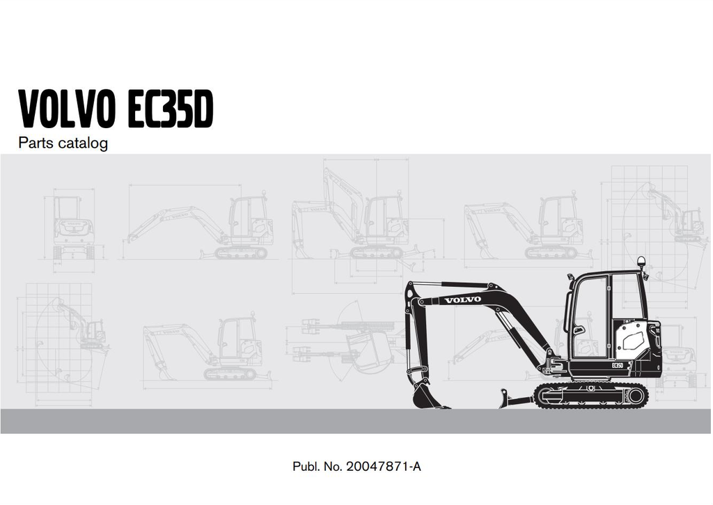 Volvo Excavator EC35D Parts Catalog Manual 20047871-A PDF