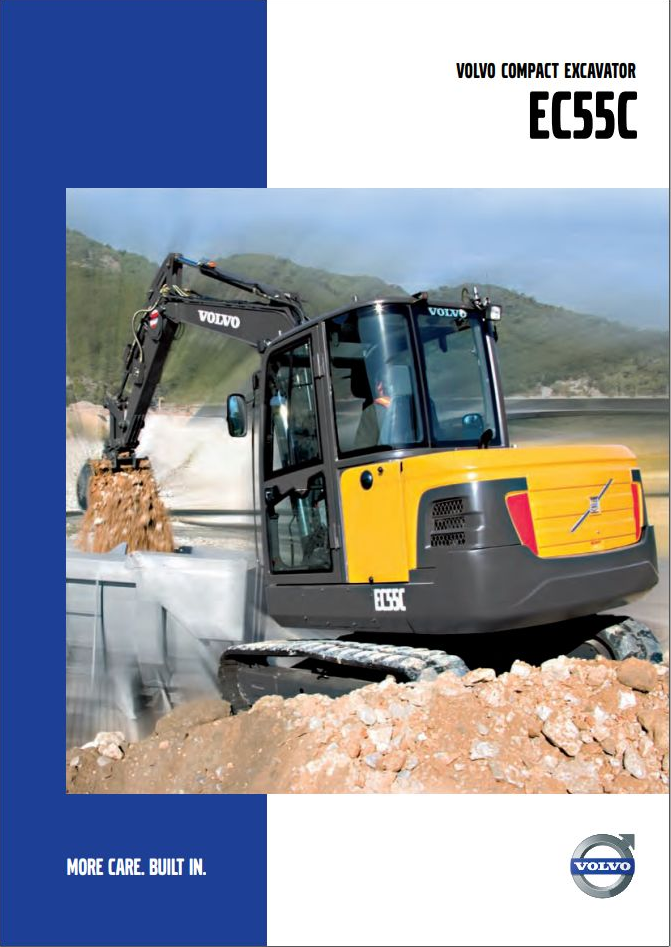 Volvo Excavator EC55C Service Repair Manual PDF
