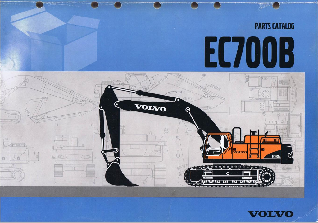 Volvo Excavator EC700B Parts Catalog Manual PDF