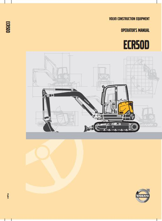 Volvo Excavator ECR50D Operator