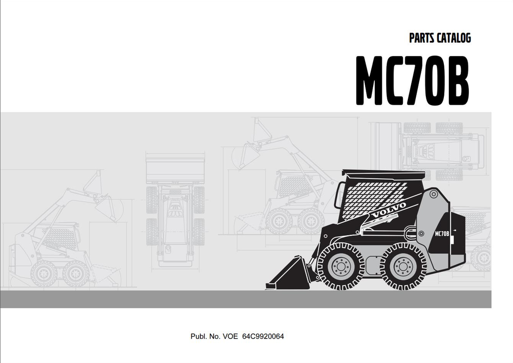 Volvo Loader MC70B Parts Catalog