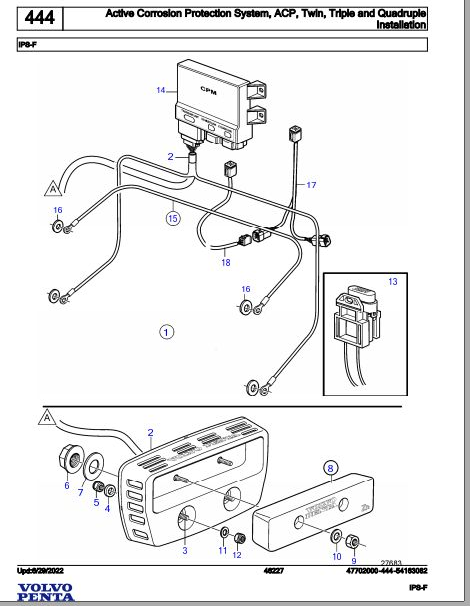 Volvo Penta Marine Drives Transmissions IPS-F Parts Catalog