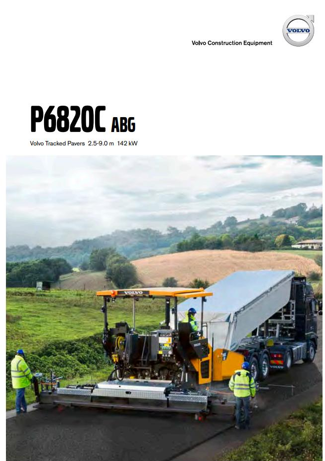 Volvo Tracked Paver P6820C Service and Repair Manual PDF