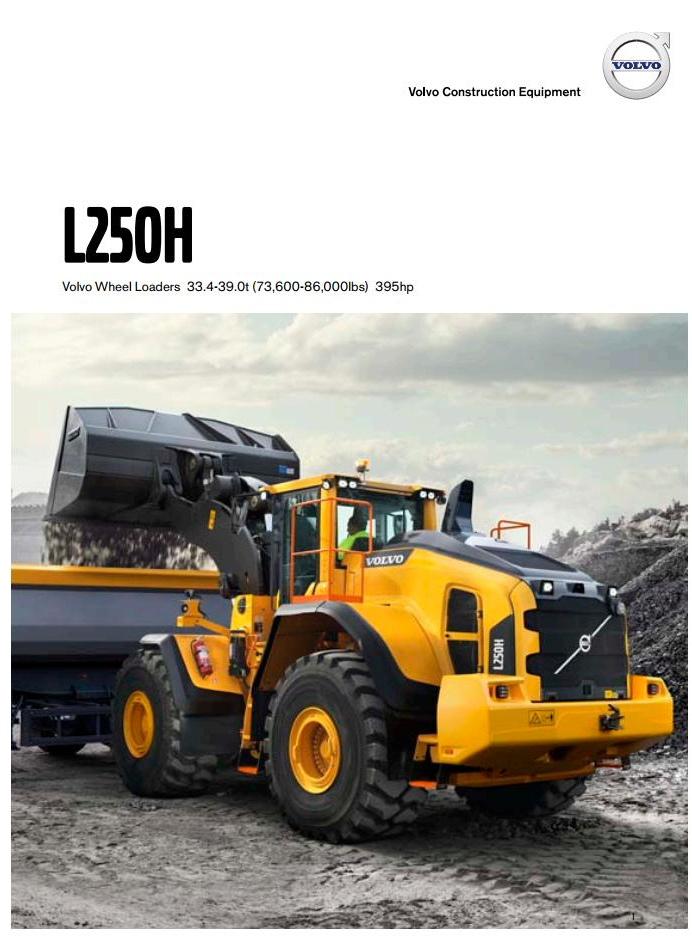 Volvo Wheel Loader L250H Service and Repair Manual PDF