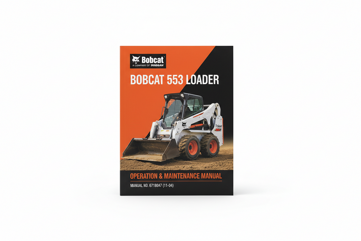 BOBCAT 553 LOADER OPERATION & MAINTENANCE MANUAL 6900785 - PDF FILE