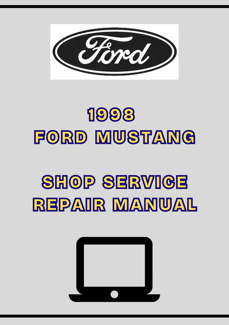 1998 Ford Mustang Shop Service Repair Manual – Complete Factory Guide
