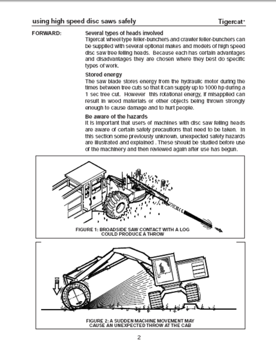 Tigercat M726E Mulcher Service Repair Manual (726M3501 - 726M4000)