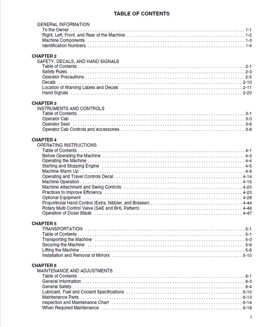 Kobelco 140 Acera Tier 4 Crawler Excavator Operator’s Manual PDF