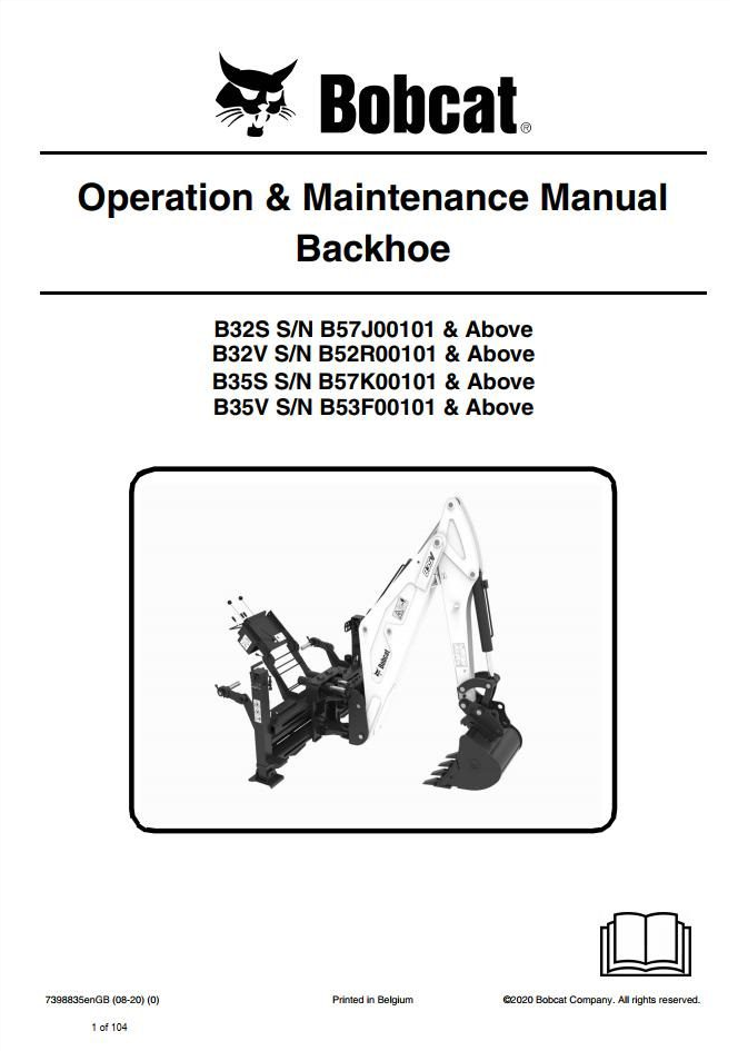 Bobcat Angle Broom 52 & 64 Operation and Maintenance Manual PDF
