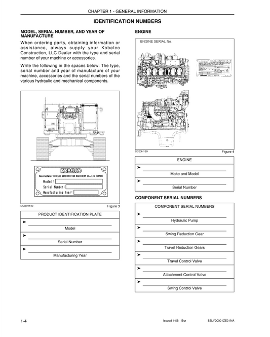 Kobelco SK850 Super Acera Tier 3 Crawler Excavator Operator Manual