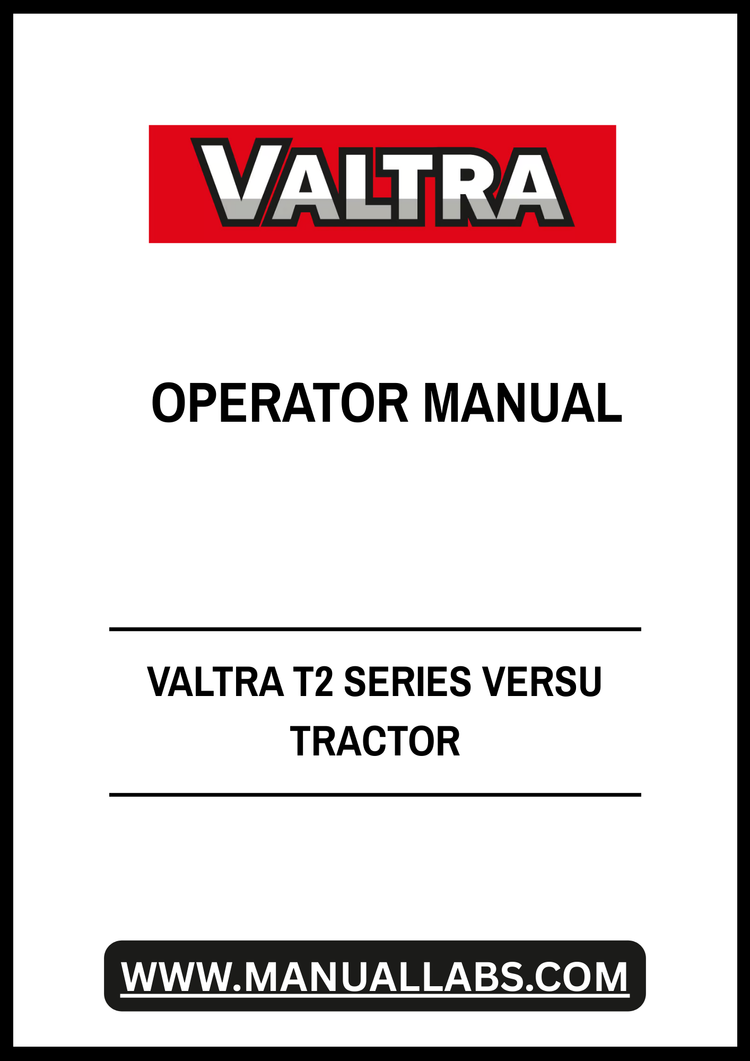 Valtra T2 Series Versu Tractor Operator Manual – Complete Guide