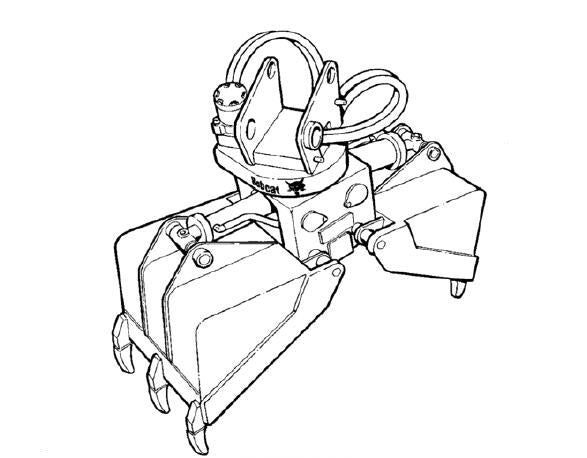 BOBCAT 30 40 ROTATING GRAPPLE SERVICE REPAIR MANUAL - PFD FILE